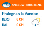 Sneeuwhoogte Pralognan la Vanoise